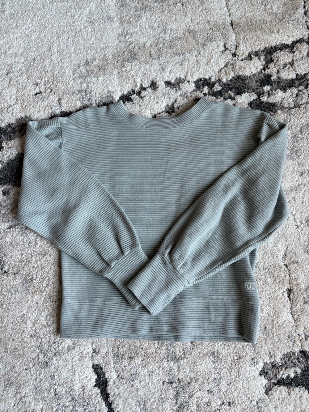 Women’s Albion Ribbed Crewneck Sweater - Sage Green